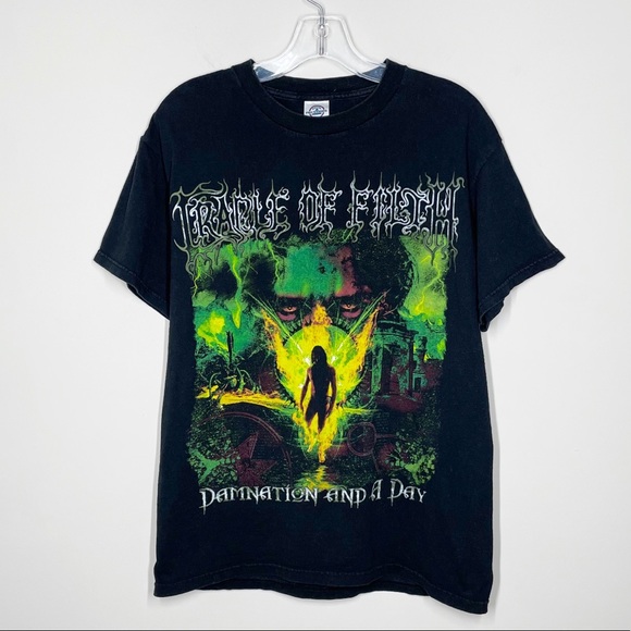 Cradle Of Fiflth Damnation And A Day Band Concert Tour T Shirt Men’s Medium - Picture 1 of 3